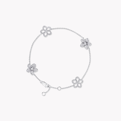 Wild Flower Pavé Diamond Bracelet